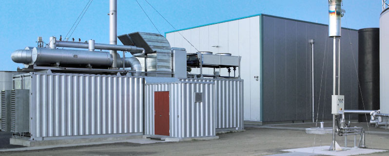 Anlage für die Erzeugung von Biogas aus Klärschlamm