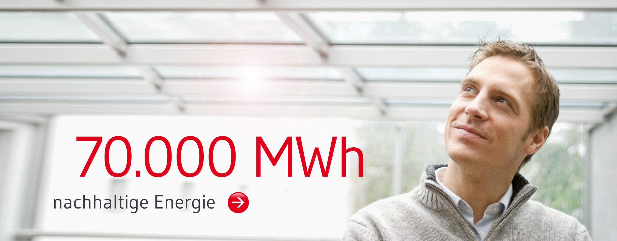 Durch energetische Verwertung verwandeln wir Klärschlamm in Energie. Jährlich im Umfang von 70.000 MWh
