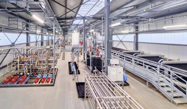 Anlage zur Klärschlammverwertung durch Phosphorrecycling