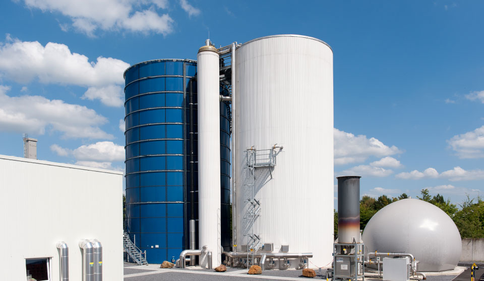 Biogasgewinnung im Rahmen der Abwasserbehandlung